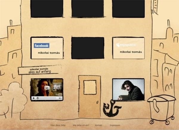 Nikolai Tomás: Hauspage