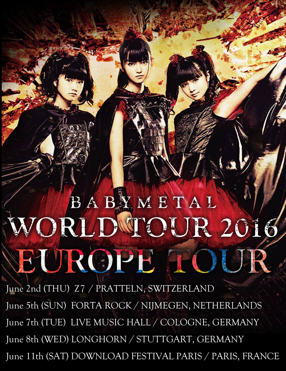 Babymetal: Europa-Tour Im Juni - Venue Mag